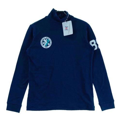 PEARLY GATES パーリーゲイツ ハイネック 長袖Tシャツ ネイビー系