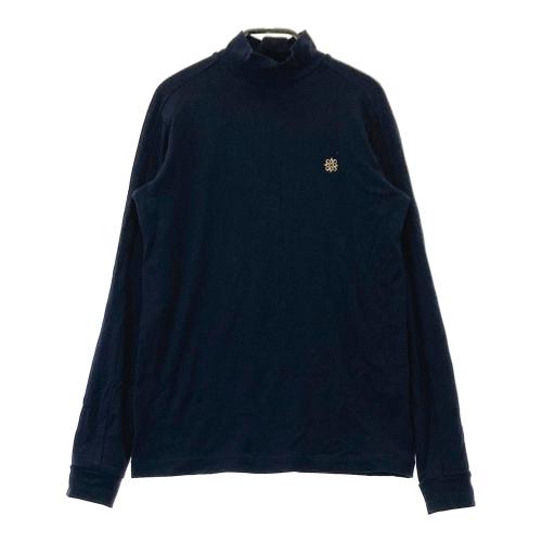 ST ANDREWS セントアンドリュース モックネック 半袖Tシャツ ブルー系
