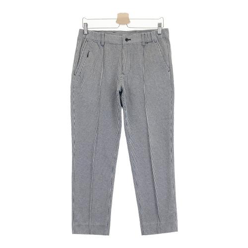 BEAMS GOLF ビームスゴルフ ストレッチパンツ 千鳥柄 ブラック系