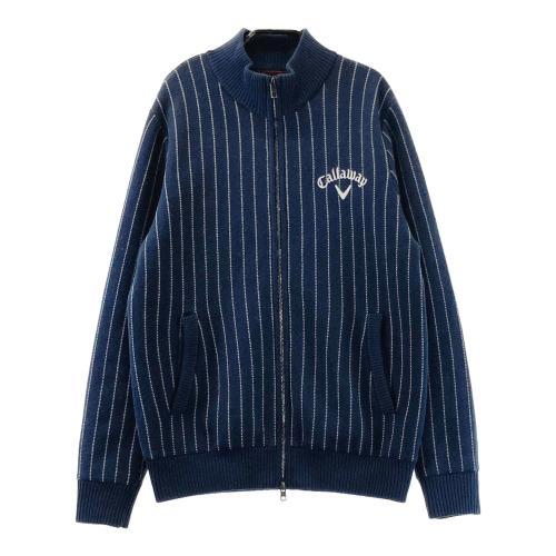 BEAMS GOLF ニットジャケット ストライプ Lサイズ ワッペン刺繍 BEAMS GOLF ニットジャケット ストライプ Lサイズ ワッペン刺繍 - メルカリ