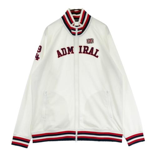 Admiral ゴルフジャケット LLサイズ チェック柄 ADMIRAL アドミラル 裏フリース ジップジャケット チェック柄 グリーン