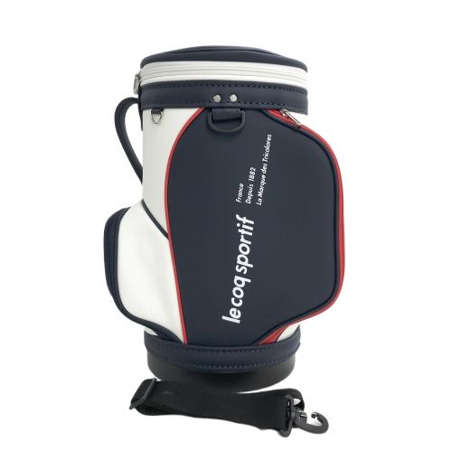 【美品】FR LSG 82 セルフスタンドゴルフバッグ 黒（ルコック） le coq sportif golf ルコックスポルティフ ゴルフ - キャディバッグ