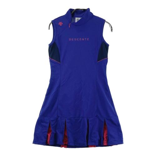 DESCENTE GOLF デサントゴルフ ノースリーブワンピース レッド系