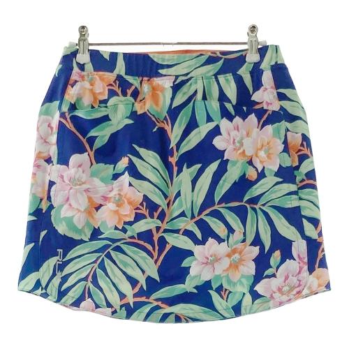 【新品未使用】RLXゴルフ 花柄スカート S タグ付き 現行 近年モデル RLX ラルフローレン インナー付スカート 花柄 ネイビー系 サイズ：XS