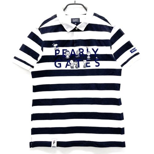 PEARLY GATES パーリーゲイツ 半袖ポロシャツ スヌーピー ホワイト系