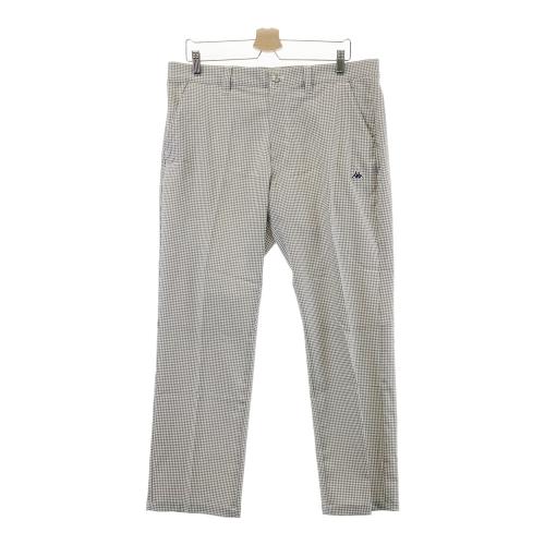 KAPPA GOLF カッパゴルフ ストレッチパンツ 千鳥柄 グリーン系 サイズ