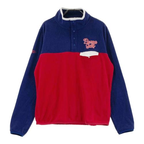 BEAMS GOLF ビームスゴルフ フリース 長袖トレーナー ネイビー系
