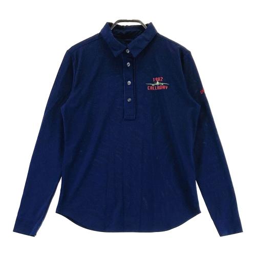 Callaway ポロシャツ CALLAWAY キャロウェイ 長袖ポロシャツ ネイビー系 サイズ：M ランク