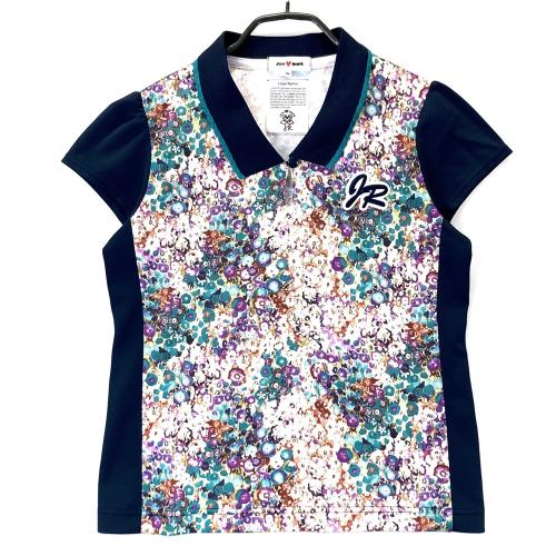 JUN&ROPE ジュン アンド ロペ 半袖ポロシャツ ネイビー系 サイズ：L