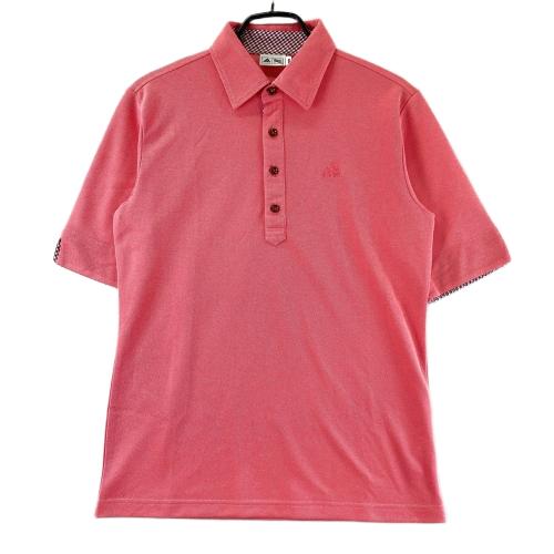 ADIDAS GOLF アディダスゴルフ 半袖ポロシャツ ピンク系 サイズ：M