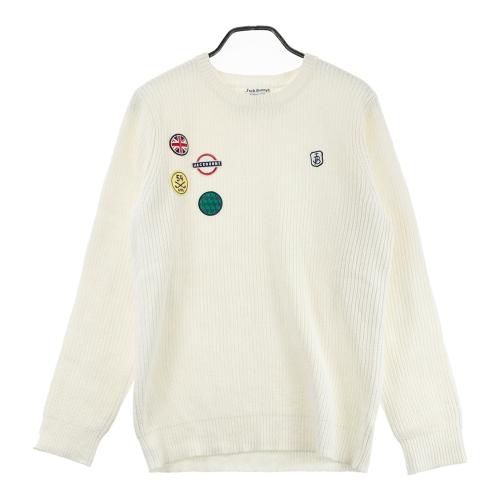 JACK BUNNY ジャックバニー Vネックコットン混 ニットセーター