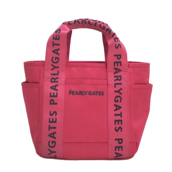 PEARLY GATES パーリーゲイツ カートバッグ ピンク系 ランク：B 【中古
