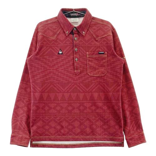 LECOQ ルコック ゴルフ フード付 ボア裏地 ジップジャケット L レッド LE COQ GOLF ルコックゴルフ 長袖 ジップジャケット レッド系 サイズ