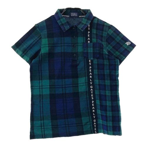 PEARLY GATES パーリーゲイツ 2023年 半袖ポロシャツ チェック柄