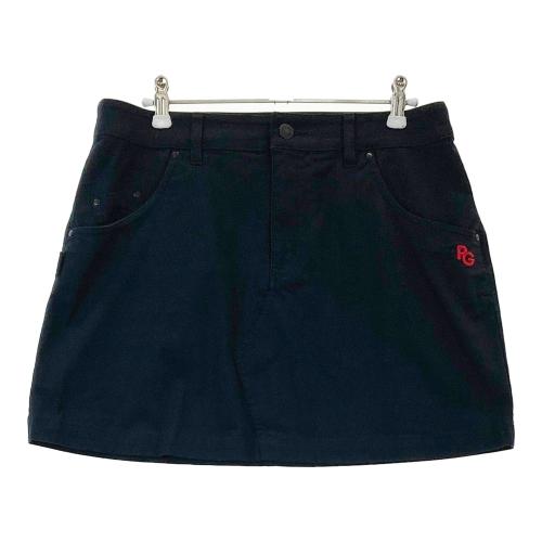 PG パーリーゲイツ ネイビー ドット柄 スカート 0号