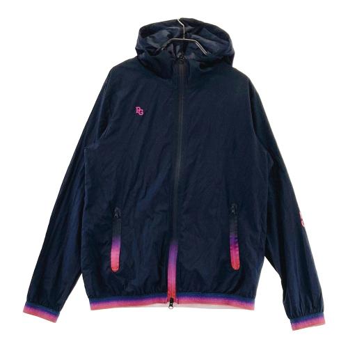 PEARLY GATES ブルゾン　アウター　サイズ2 ネイビー PEARLY GATES パーリーゲイツ 撥水 フード付き長袖ナイロンジャケット