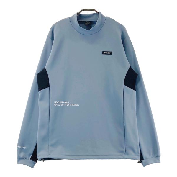RUFFLOG ラフロッグ 2024年モデル バイカラー 長袖モックネックTシャツ