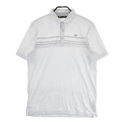 TRAVIS MATHEW トラビスマシュー 半袖ポロシャツ ホワイト系 サイズ：M