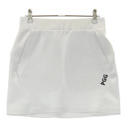 パーリーゲイツ　PGG スカート　サイズ２　プリーツ　ホワイト　春夏用 PGG】【直営店舗&公式オンライン限定】Peストレッチサッカースカート