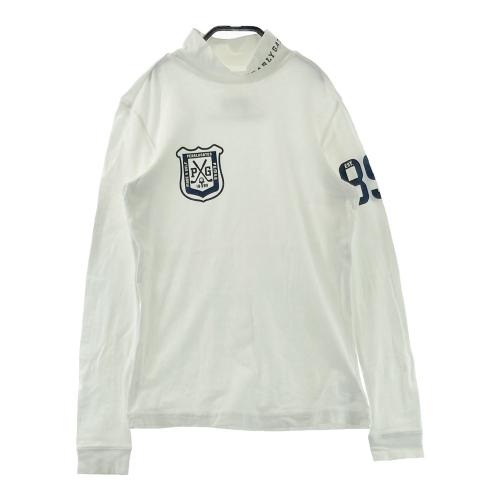 PEARLY GATES パーリーゲイツ ハイネック 長袖Tシャツ ホワイト系