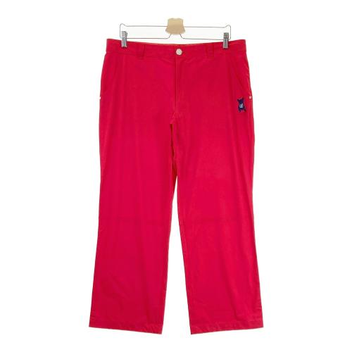 M.U SPORTS エムユースポーツ 裏起毛 ストレッチパンツ ブラック系