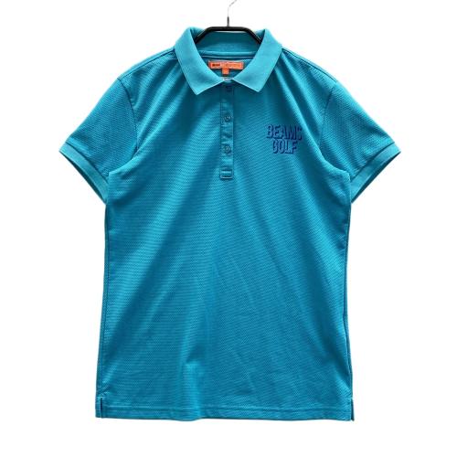 BEAMS GOLF ビームスゴルフ ×Disney モックネック 長袖 Tシャツ ブルー
