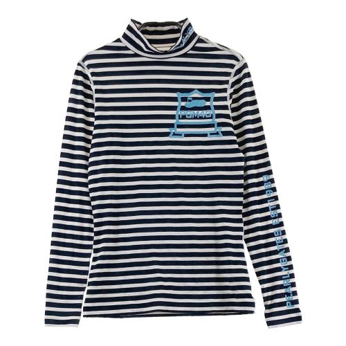 PEARLY GATES パーリーゲイツ ハイネック長袖インナーTシャツ ボーダー