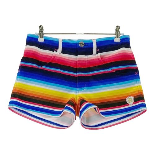 RUSSELUNO ラッセルノ ストレッチ ショートパンツ ルチャ 紙幣 総柄
