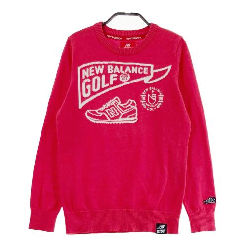 NEW BALANCE GOLF レッドジャケット サイズ6 NEW BALANCE GOLF ニューバランス 裏地付き 長袖ジャケット ネイビー系