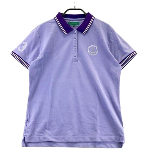 23区GOLF ニジュウサンクゴルフ 半袖ポロシャツ パープル系 サイズ：2