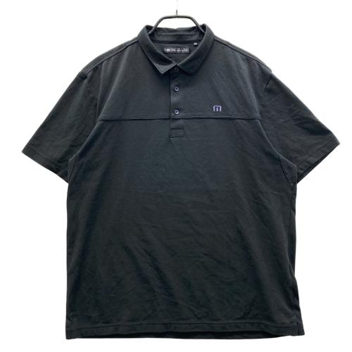 トラビスマシューネイビー ポロシャツ Mサイズ TRAVIS MATHEW トラビスマシュー 半袖ポロシャツ ネイビー系 サイズ：L