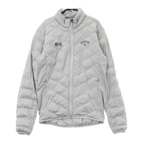 CALLAWAY キャロウェイ 2WAY 中綿 ジップジャケット 総柄 ブラック系