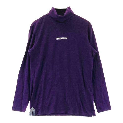 BRIEFING GOLF ブリーフィング タートルネック 長袖Tシャツ パープル系