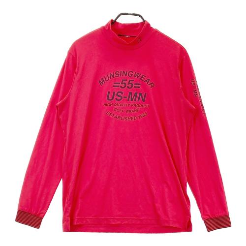 MUNSING WEAR マンシングウェア 半袖 ポロシャツ レッド系 サイズ：M