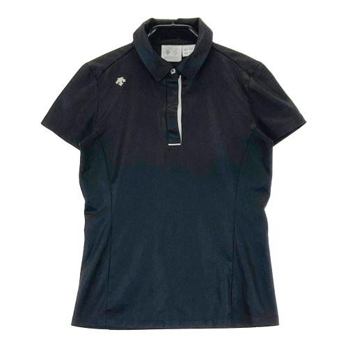 DESCENTE GOLF デサントゴルフ 半袖ポロシャツ ネイビー系 サイズ：L