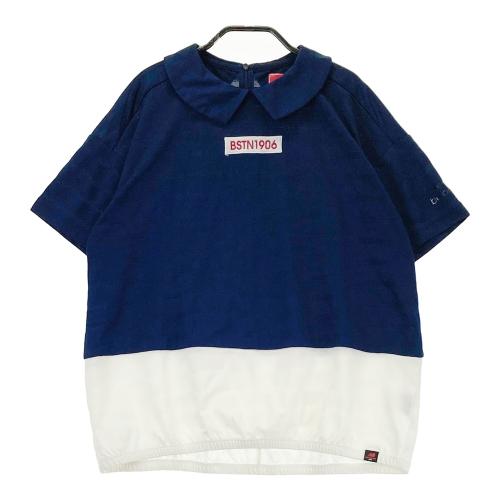 NEW BALANCE GOLF ニューバランス 襟付き 半袖Tシャツ ボーダー柄
