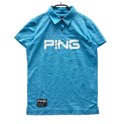 PING ピン サンバイザー ブルー系 ランク：A- 【中古】ゴルフウェア