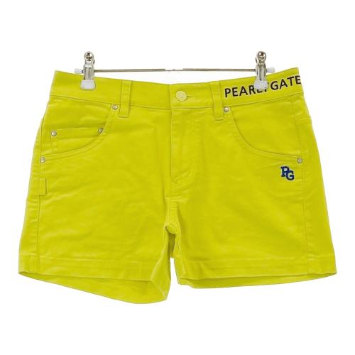 PEARLY GATES ショートパンツ イエロー ゴルフウェア PEARLY GATES パーリーゲイツ ショートパンツ ナマケモノ イエロー系