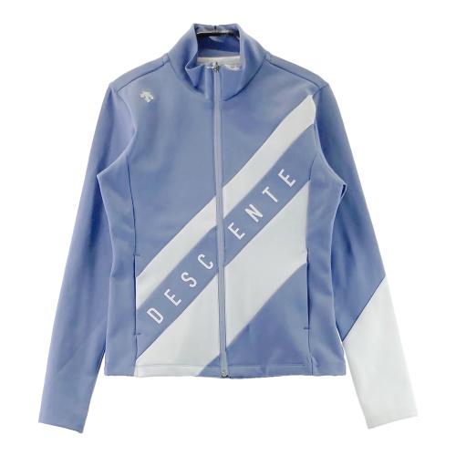 DESCENTE GOLF デサントゴルフ ハーフジップ長袖Tシャツ ブルー系