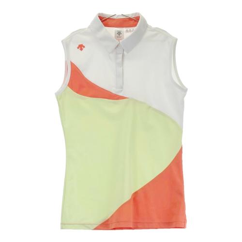 DESCENTE GOLF デサントゴルフ ノースリーブワンピース グリーン系
