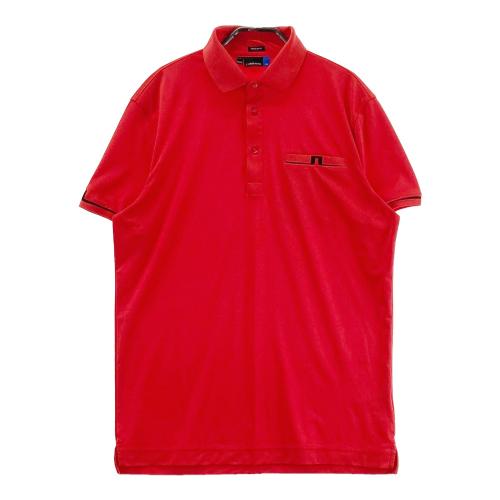 J.LINDEBERG ジェイリンドバーグ 半袖ポロシャツ レッド系 サイズ：M