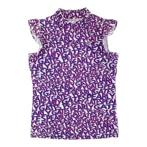 PEARLY GATES パーリーゲイツ ロゴプリント ハイネック 半袖Tシャツ