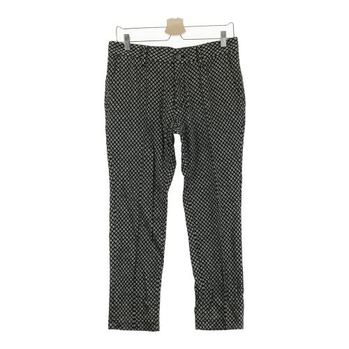 St ANDREWS メンズLサイズゴルフパンツ 総柄 ブラック ST ANDREWS セントアンドリュース ストレッチパンツ 総柄 ブラック系