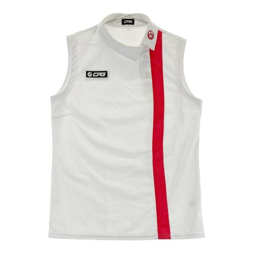 【新品未使用】CPG GOLF ノースリーブポロ サイズ2(M) CPG GOLF シーピージーゴルフ ノースリーブポロシャツ ブラック系