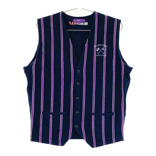 MARK&LONA マークアンドロナ Vネックニットセーター ウール混 星柄