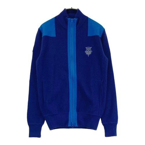 BEAMS GOLF ビームスゴルフ ウール 長袖ジップジャケット ネイビー系