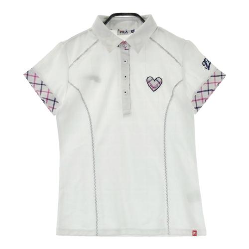 FILA GOLF フィラゴルフ 半袖ワンピース チェック柄 ブラック系 サイズ