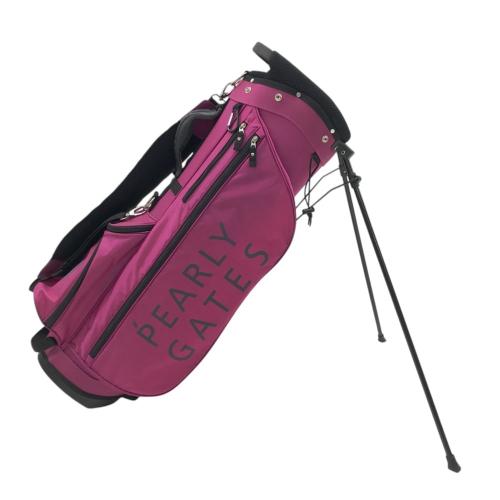 M.U SPORTS エムユースポーツ キャディバッグ キャリー付き ピンク系