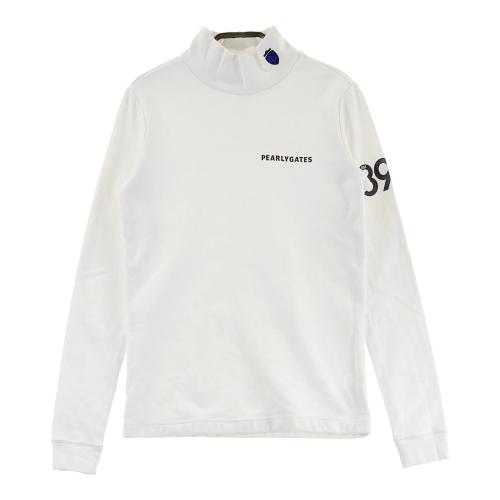 PEARLY GATES パーリーゲイツ モックネック 長袖Tシャツ ボーダー柄
