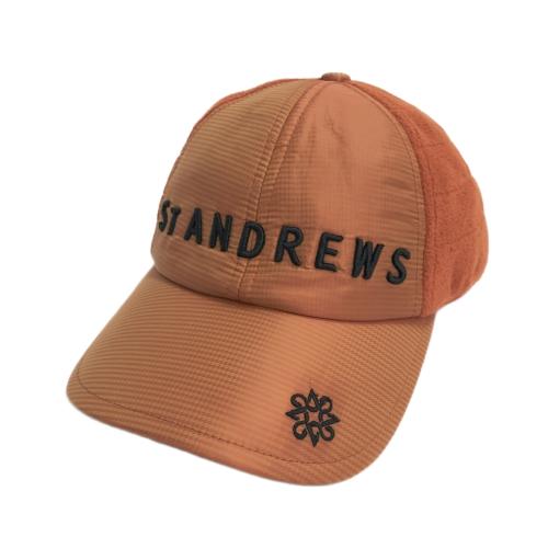 ST ANDREWS セントアンドリュース キャップ 総柄 カーキ系 ランク：A